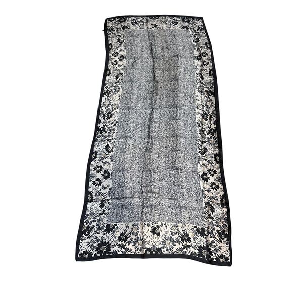 Elegant Multi Color Scarf - Black Size: 32x68 - Picture 3 of 6